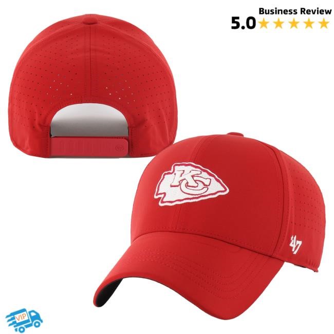 '47 Kansas City Chiefs Red Vent MVP NFL Football Cap '47 Kansas City Chiefs Red Vent MVP NFL Football Cap